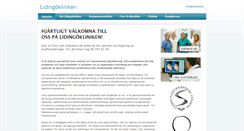 Desktop Screenshot of lidingokliniken.se