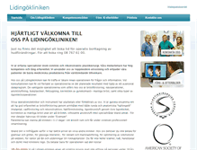 Tablet Screenshot of lidingokliniken.se